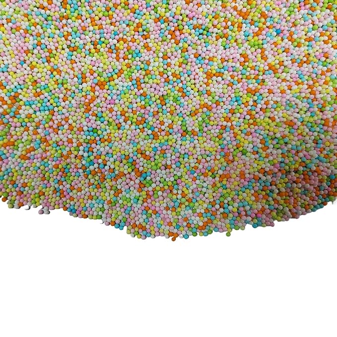 Homankit Pastel Nonpareils Sprinkles Easter Sprinkles Edible Cookie Decorations Mini Pearls for Decorating Cake, Baking, Cupcake Toppers, Ice Cream, Donuts 3.88 Ounce
