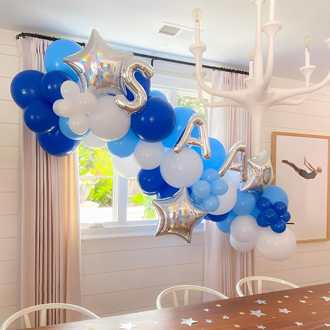 Voircoloria 90pack White Balloons Different Size 18/12/10/5 Inch Pearl White Balloon Garland Arch Kit for Wedding, Birthday, Graduation, Bridal Shower, Baby Shower, Bachelorette Decorations
