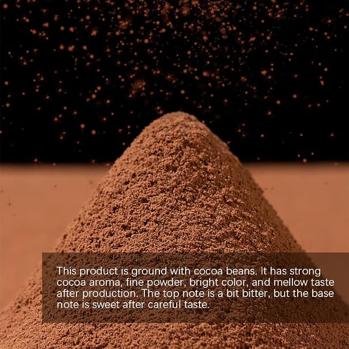 SIJIYUNLI-Cocoa Powder 100g/3.52oz Easy to make delicious ingredients suitable for baking, latte, smoothies