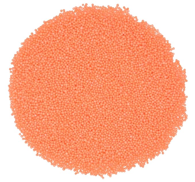 Mystic Sprinkles Solid Color Nonpareils 3.8oz Bottle (Captivating Coral)