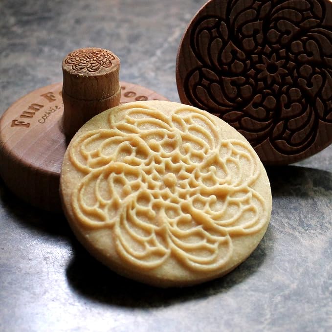 Wood Cookie Stamp, 2.5 Inch (Milan Duomo CS-057)