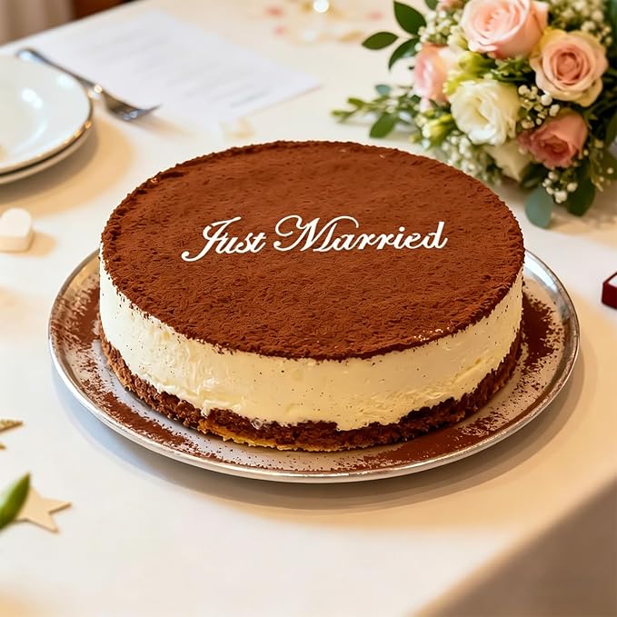 Cake Top Stencils Cake Decorating Painting Template Cakes Decoration Supplies Clear Tiramisu Powder Stencils with Handle Decorating Painting Template