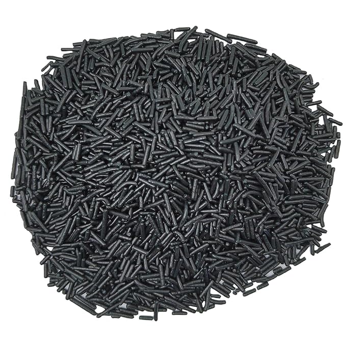 Homankit Black Jimmies Sprinkles Edible Sprinkle Candy Soft Jimmies Toppings for Ice Cream, Cupcake, Cake, Cookie, Dessert Decorating 2.75 Ounces