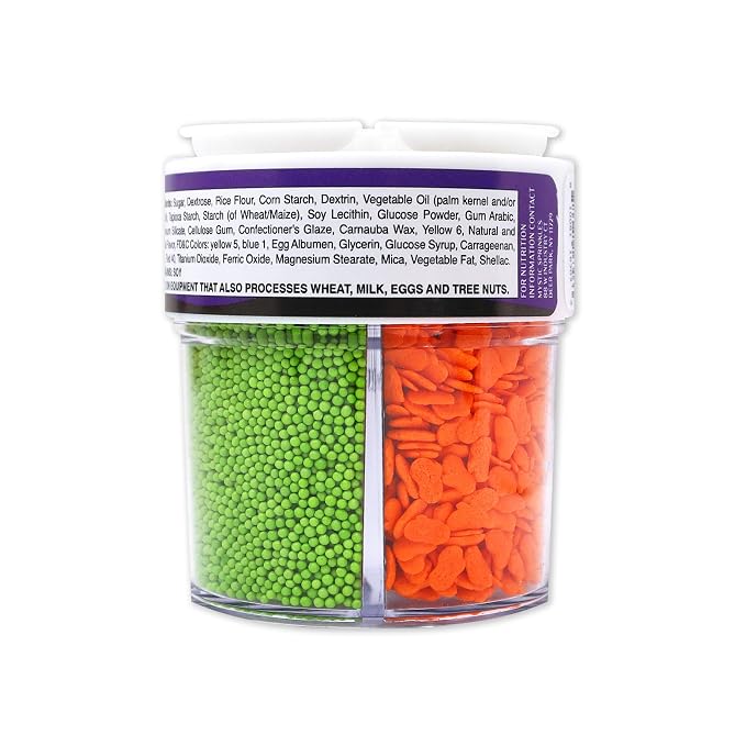 Mystic Sprinkles 4 Cell Sprinkle Assortments (Witches Brew, Petite)