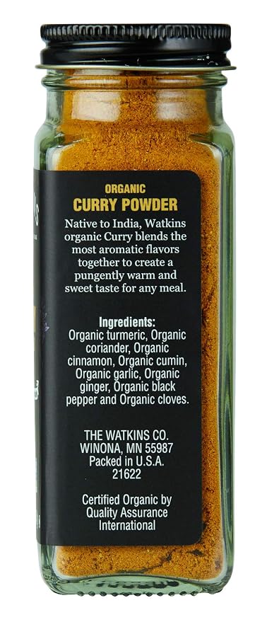 Watkins Organic Curry Powder, 2.6 Ounce Jar, 3-Pack