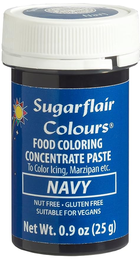 Sugarflair Food Coloring Concentrate Paste, 25 Grams Navy