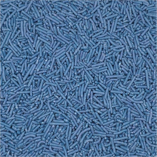 NCS Classic Blue Jimmies Edible Sprinkles – Cupcake, Cake & Cookie Decorations, 7 oz