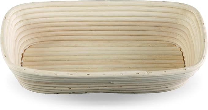 Frieling Proofing Basket, Brotform Bread Rising Banneton and Serving Basket, Rectangle, 12-Inch by 5.5-Inch