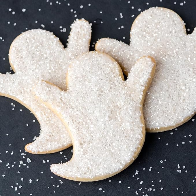 Sweets Indeed White Decorating Sugar – White Sanding Sugar Crystals for Baking & Decorating Cupcakes, Cookies, Cakes & Desserts – Wedding, Holiday & Party Topping – 5.11 ounces