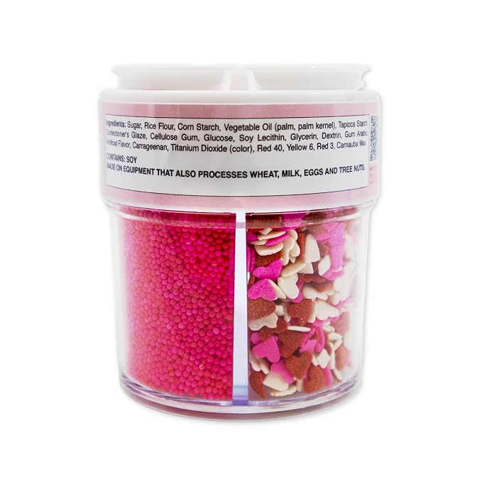 Mystic Sprinkles 4 Cell Sprinkle Assortments (Lot's of Love, Petite)