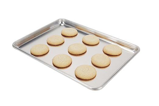 Vollrath Wear-Ever Half-Size Sheet Pan, 18-Inch x 13-Inch, Open-Bead, Aluminum, NSF