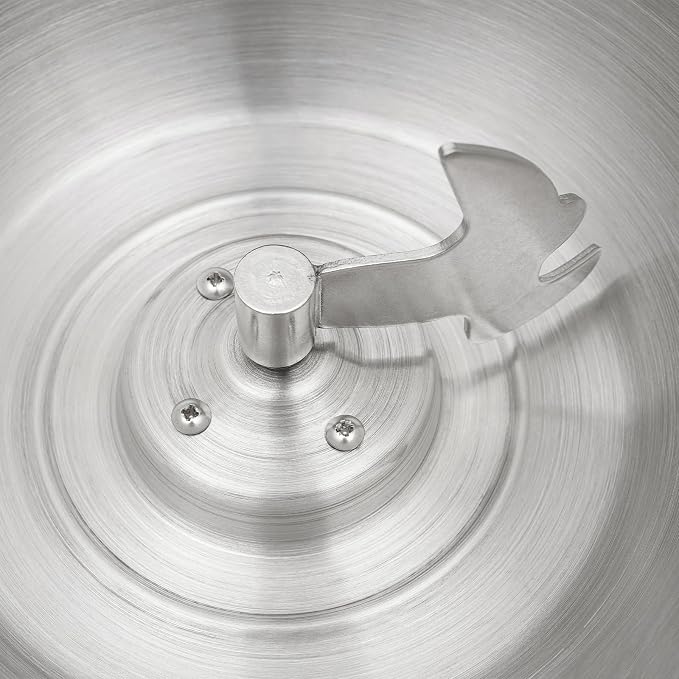 Electric Dough Maker with Ferment Function, Commercial & Home Dough Kneading Machine 5L/169oz Stainless Steel Mixer With Auto Timer & Touch Control for Bakeries, Restaurants, Home Kitchens (Silver)