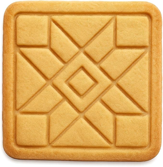 Crafty Quilt Block Cookie Cutter - 4x4" Premium Geometry Baking Tool