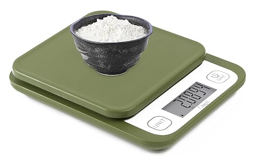 Ozeri Garden and Kitchen Scale II, with 0.1 g (0.005 oz) 420® Variable Graduation Technology®