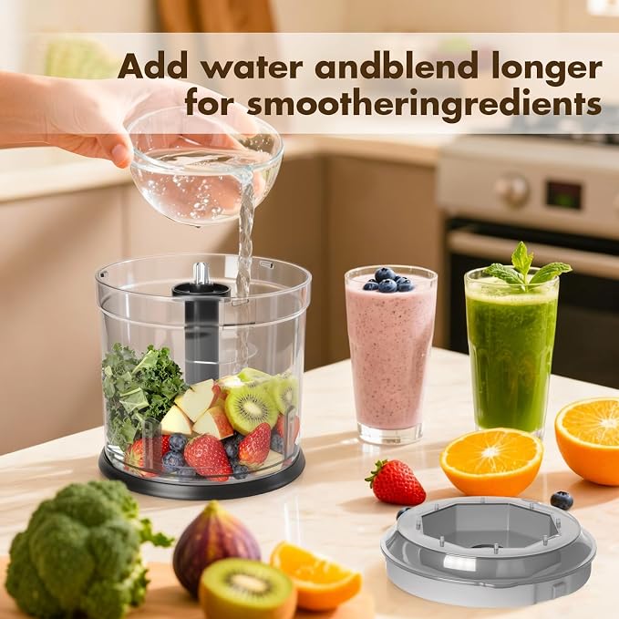 Mini Small Food Processor 4 Cup,Meat Grinder with 2 Bowls,Electric Food Chopper,Powerful Motor 2 Speed & 4 Blades for Baby Food,Meat,Onion,Vegetables