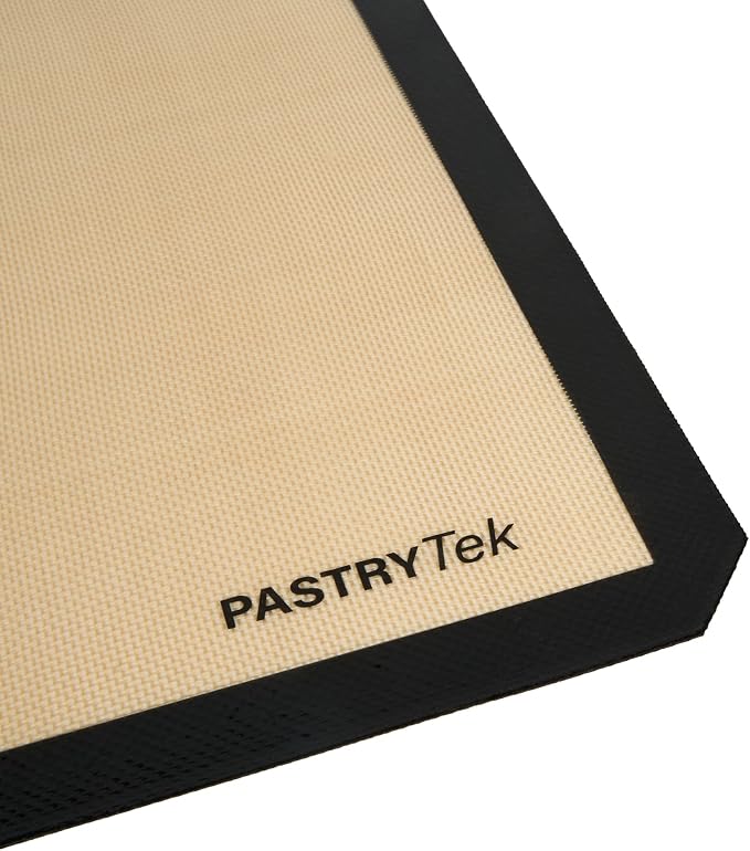 Restaurantware Non-Stick Baking Mat - 1 Full-Size 15.7 x 23.6 Inch Silicone Heat-Resistant Oven-Safe Mat - Reusable Rectangular Black Mat for Bakery and Catering