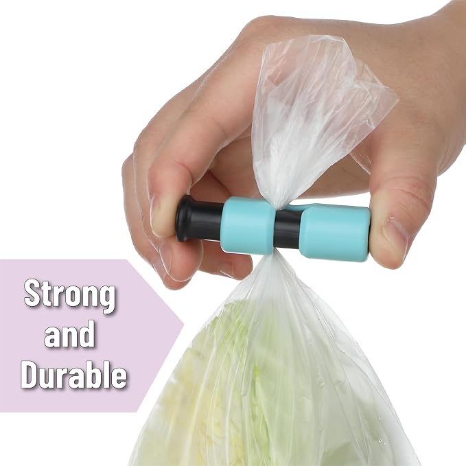 Mr. Pen- Squeeze and Lock Bread Bag Clips, 2.4 Inch, 8 Pack | Multicolor Squeeze Lock Clips, Reusable Bag Closures for Bread, Snacks, Coffee, Food Storage, Fits Thick and Thin Bags