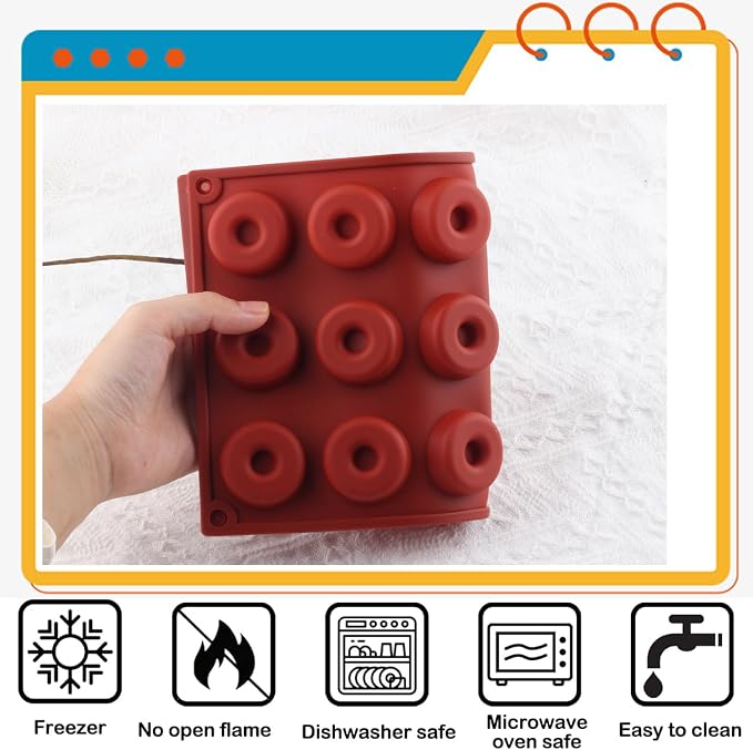 1Pcs Mini Donut Silicone Candy Molds Doughnut Mold For Candy Chocolate
