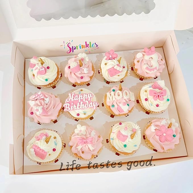 SE Si&Moos Gold Unicorn Horn Sprinkles Unicorn Horn Cupcake Toppers Gold Sprinkles for Decorating Edible Cookie Cake Decorations, Shower Party Birthday Holiday Supplies 3 OZ with Tweezers