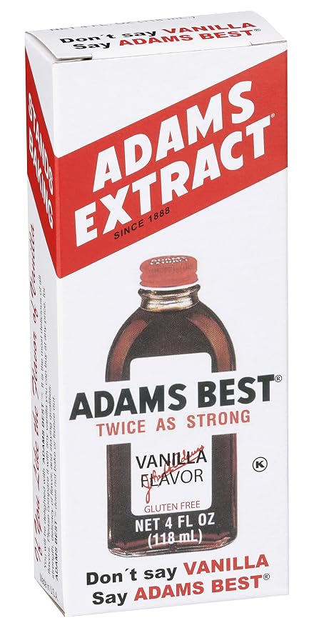 Adams Best Extract (Vanilla, 4 fl oz (Pack of 1))