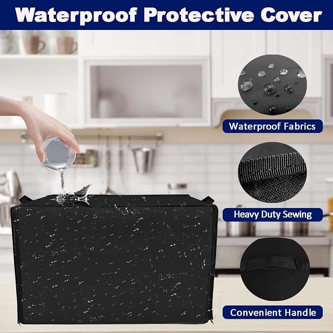Air Fryer Oven Cover for Oster Air Fryer Oven 10-in-1, Oster Convection Oven 8-in-1 and Oster Extra-Large Air Fryer Oven 10-in-1, Heavy Duty Thickened Cover Waterproof Countertop Oven Case