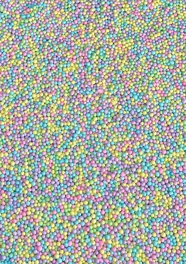 FAIRY LANE/COLORED NONPAREILS - Egg Free, Nuts Free, Kosher, Sprinkle Medley Mix, For Baking, Decorating, Cookies, Cupcakes, Cakes, Topping, Jimmies, Sugar Shapes, Candy Pearls, Easter Sprinkles Mix, Easter Decorations, 5.1oz