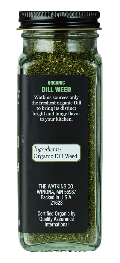 Watkins Organic Dill Weed, 0.78 Ounce, Pack of 3