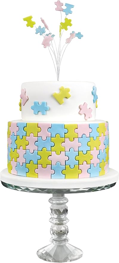 PME Geometric Multicutter for Cake Design Puzzle, Small, Medium & Large Size, Set of 3