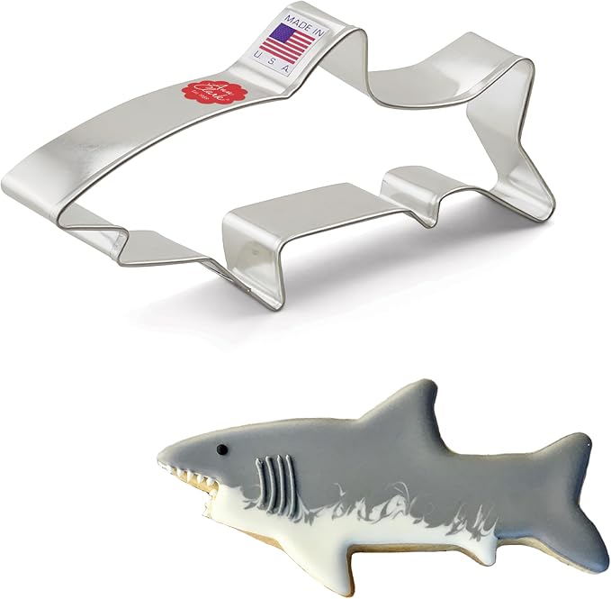 Ann Clark Shark Cookie Cutter 6-1/4" Made in USA