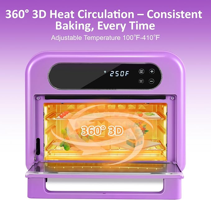12L Polymer Clay Oven with Fast Preheat,Precise Temperature and Time,13QT/12L 120V 1200W Large Capacity Electric Oven for bake Clay,Polymer Clay Tools,Includes Tray,Wire Rack,Thickened Gloves