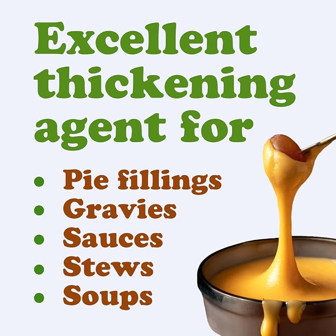 Food to Live Organic Tapioca Flour, 8 Ounces – Non-GMO Finely Ground Tapioca Starch. Wheat and Rice Flour Substitute. All Purpose Thickening Agent for Baking, Sauces & Gravies. Vegan, Bulk