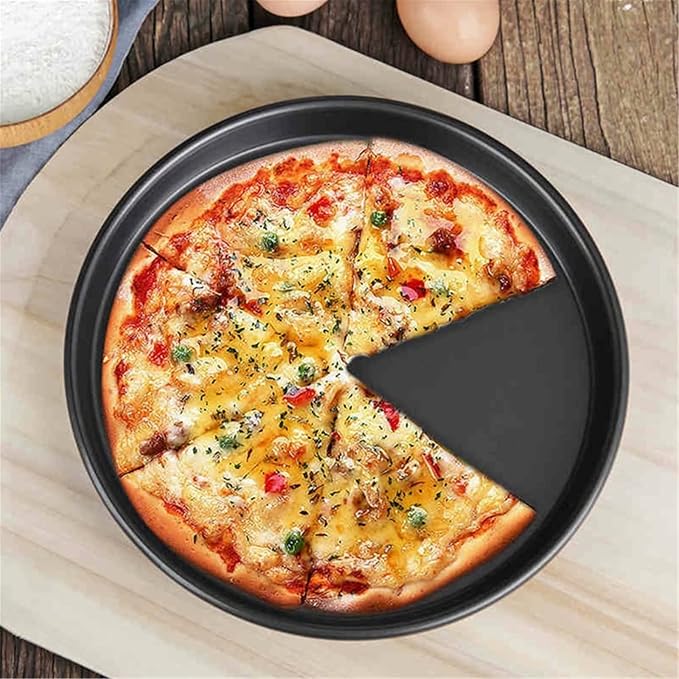12 Inch Round Baking Cake Pan Carbon Steel Non-Stick Light Bakeware Restaurant Kitchen Baking Tool