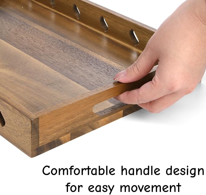 Goaste Wood Bread Cutting Board with Crumb Catcher, 15 Inch Bread Slicer Board with Crumb Holder Tray, Premium Natural Chopping Board for Bagels Sourdough Homemade Loaves, Double as Bread Serving Tray