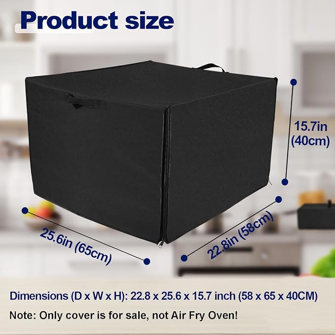 Air Fryer Oven Cover for Oster Air Fryer Oven 10-in-1, Oster Convection Oven 8-in-1 and Oster Extra-Large Air Fryer Oven 10-in-1, Heavy Duty Thickened Cover Waterproof Countertop Oven Case