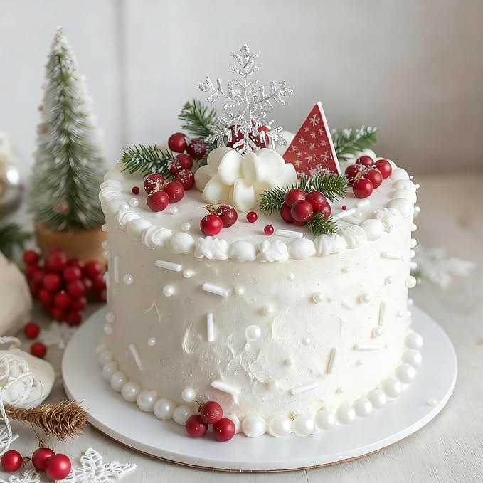 White Mix Sugar Sprinkles Edible Pearl Sugar Sprinkle Candy Pearls 118g/4.16 Oz White Sprinkles Sugars Pearl for Cake Decorating Edible Ball Sprinkle Ice Cream Toppings Wedding Chirstmas Supplies