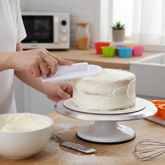 2 Pcs Fondant Smoother, Fondant Smoothing Icing Paddle Polisher Finisher Cake Decoration, 14.5 x 8 cm / 5.7" x 3.1"