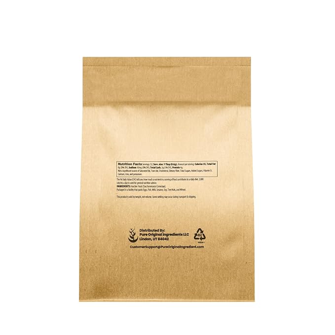 Pure Original Ingredients Brewer's Yeast (1 lb) Always Pure, No Fillers Or Additives, Non GMO