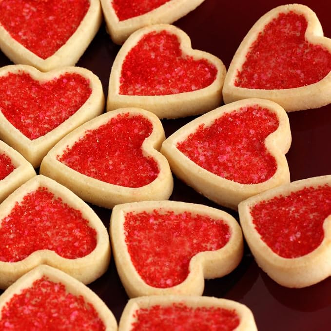 GranAroma Red Sanding Sugar, 2 lb, Decorative, Cookies & Sweets
