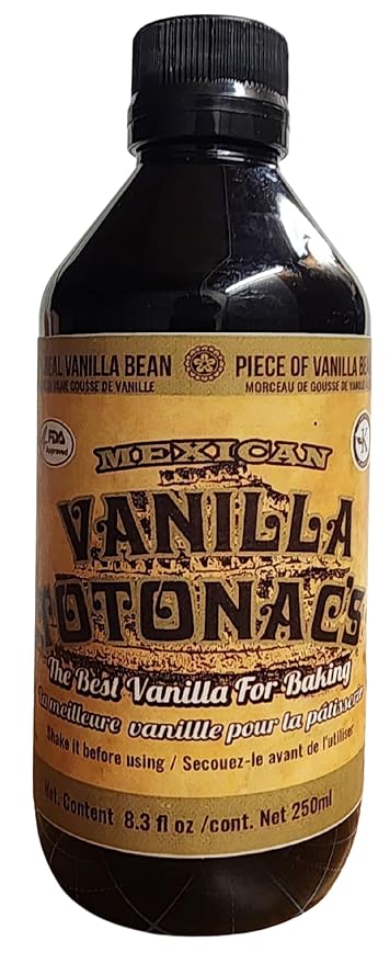 Mexican Vanilla Totonac’s - 8.3 Oz (250 mL) Bottle - Pure Vanilla Extract