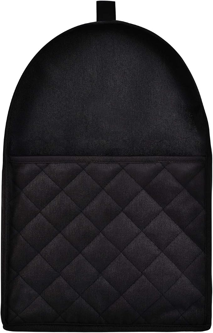 Stand Mixer Dust-proof Cover for KitchenAid Mixer，Multi Pockets for Various Kitchen Appliance Accessories，Water-resistant，Easy Cleaning (Black, Fit for Bowl Lift 5-8 Quart)