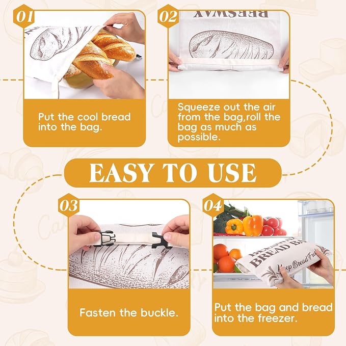 Natural Beeswax Bread Bags for Sourdough and Homemade Bread, Reusable Bread Storage Bags, XL Large Capacity, Freshness Keeping and Freezer Safe, 1 Pack | All Nature Beeswax