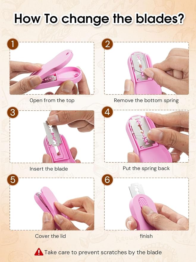 CLUEAPOP Bread Lame, Extractable & Magnetic Dough Scoring Tool - Professional Sourdough Scoring Tool - Sourdough Bread Baking & Bread Scoring Tool - Scoring Patterns Booklet & 5 Razor Blades