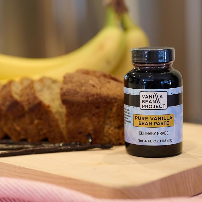 Pure Vanilla Bean Paste | Perfect for Baking and Cooking | Vanilla Bean Project | 4 Ounce