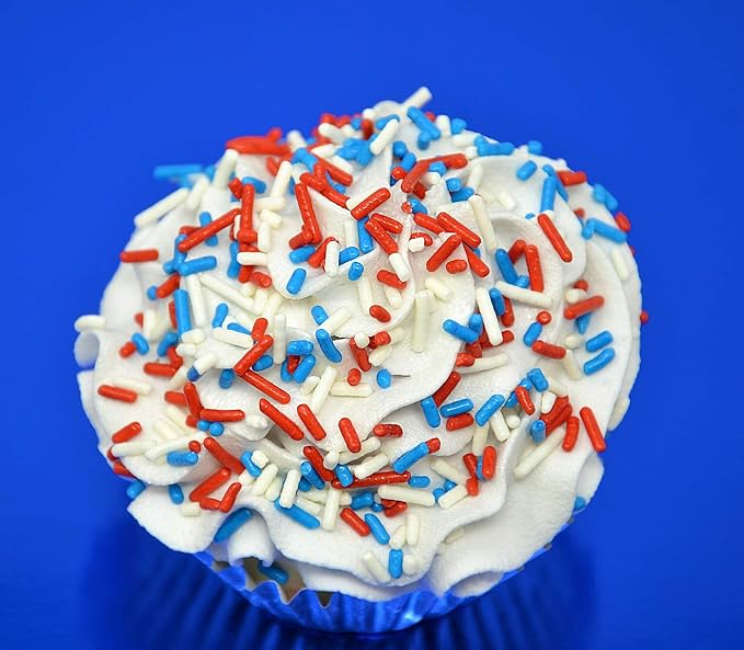 Mystic Sprinkles Fourth of July Sprinkles Mixes (Patriotic Pride Mix 3.2oz)