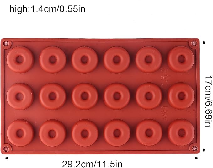 1Pcs Mini Donut Silicone Candy Molds Doughnut Mold For Candy Chocolate