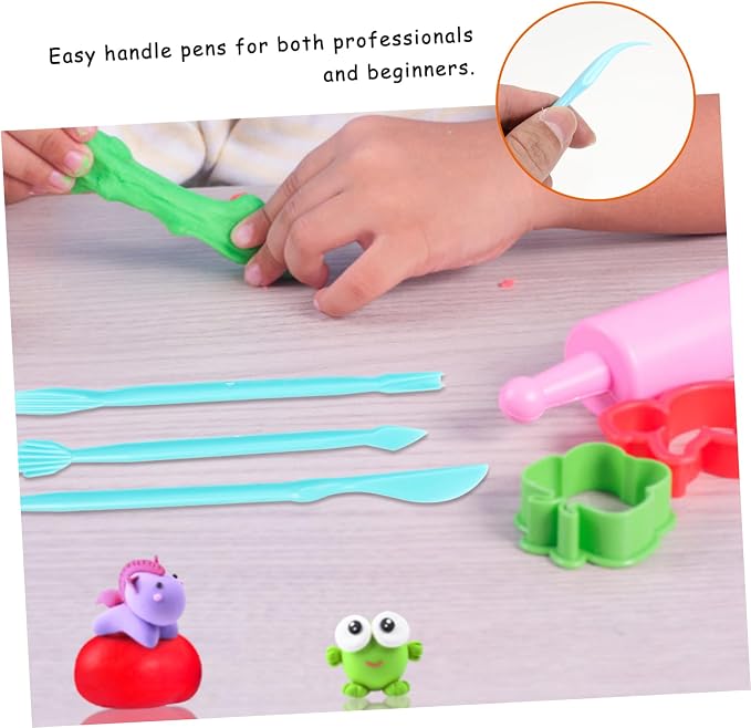 LALAFINA Carving Tools Kit 2 Sets 28pcs Fondant Carving Tools Clay Sculpture Pens for Cake Clay Modeling