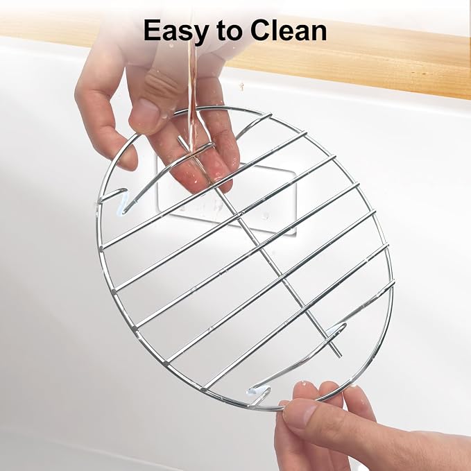 GSlife Instant Pot Steamer Rack - Stainless Steel Instant Pot Accessories, 2 Pack Steam Rack for 6, 8 Qt Pressure Cooker, Cooking Cooling Steaming Baking Rack 7.7''
