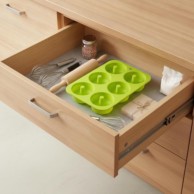 Silicone Donut Pan, 6-Cavity Baking Tray for Oven (1 PC)