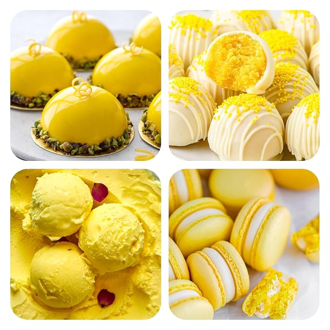 Yellow Gel Food Coloring - Pandalab 2 Ounce High Concentrated Food Dye for Baking, Cake, Cookie, Fondant, Icing, Easter Egg, Macaron, DIY Slime (60ml)