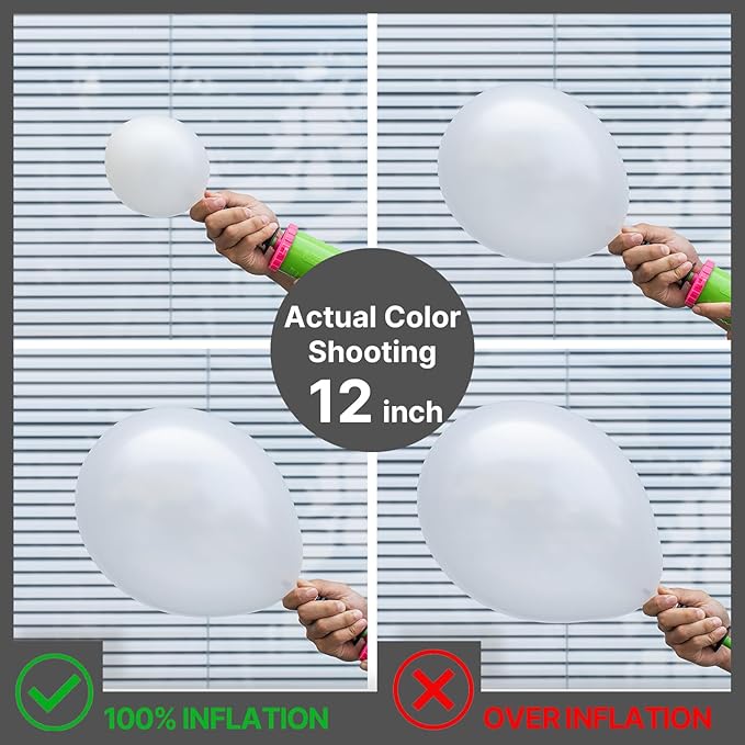 PartyWoo Pearl White Balloons 100pcs 12 Inch Metallic White Latex Balloon for Anniversary Retirement Wedding Graduation Baby Shower Birthday Gender Reveal Engagement Tea Party Decorations White-Z30